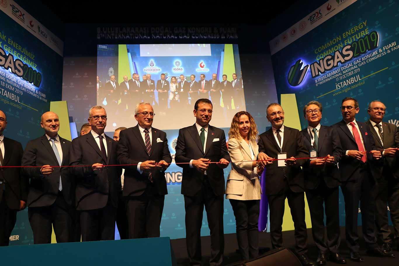 8'inci Uluslararası Doğal Gaz Kongre ve Fuarı İstanbul'da başladı